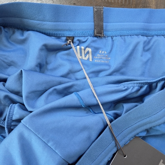 VRST Men's Relaxed Fit Running Shorts New XXL 5" Inseam Blue Tide Accelerate - Picture 4 of 13